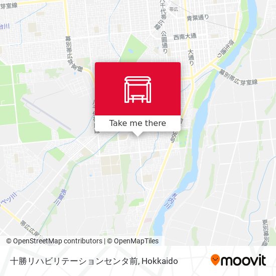 十勝リハビリテーションセンタ前 map