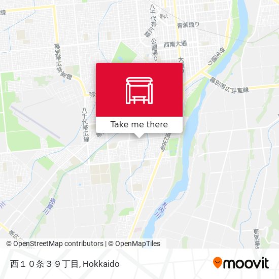 西１０条３９丁目 map