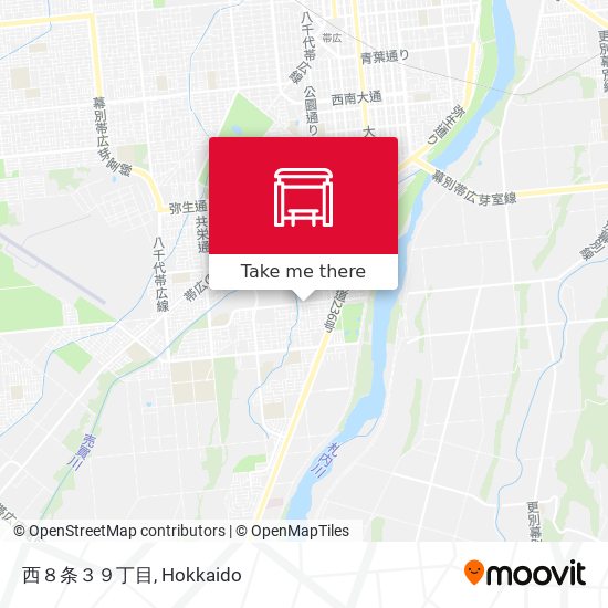 西８条３９丁目 map