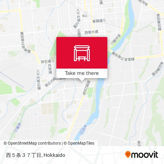 西５条３７丁目 map