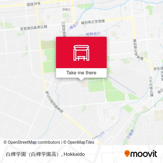 白樺学園（白樺学園高） map
