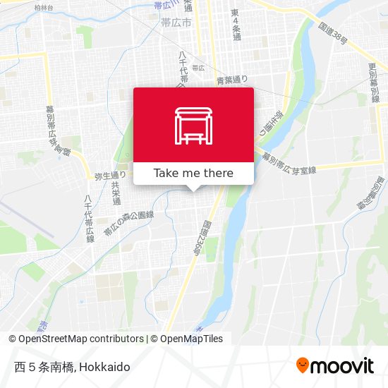 西５条南橋 map