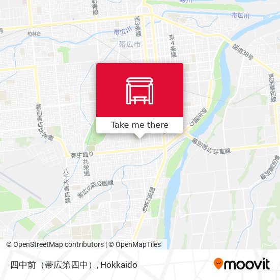四中前（帯広第四中） map