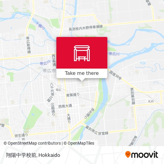 翔陽中学校前 map