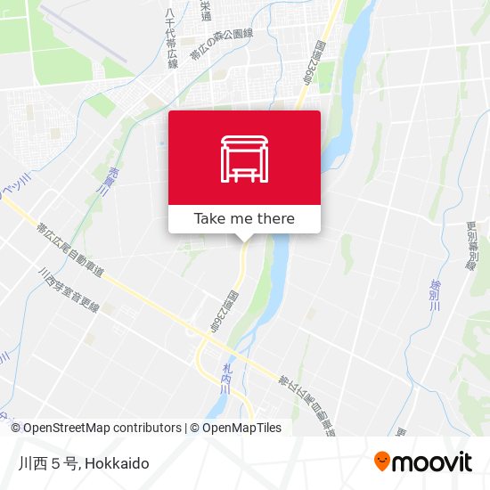 川西５号 map