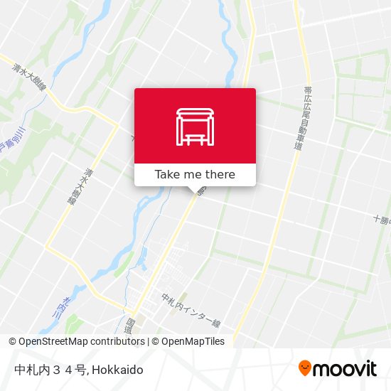中札内３４号 map