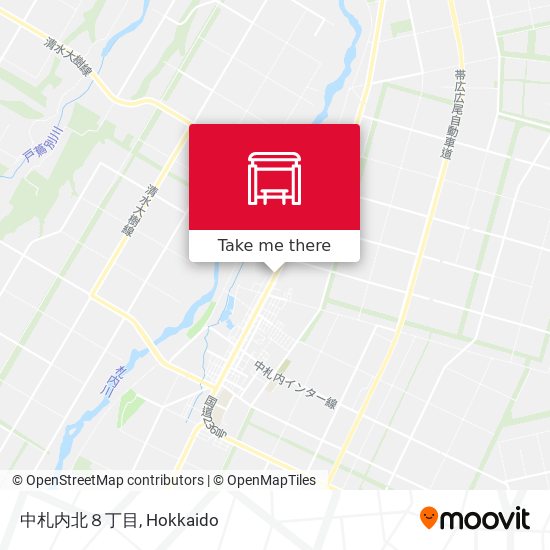 中札内北８丁目 map