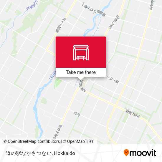 道の駅なかさつない map