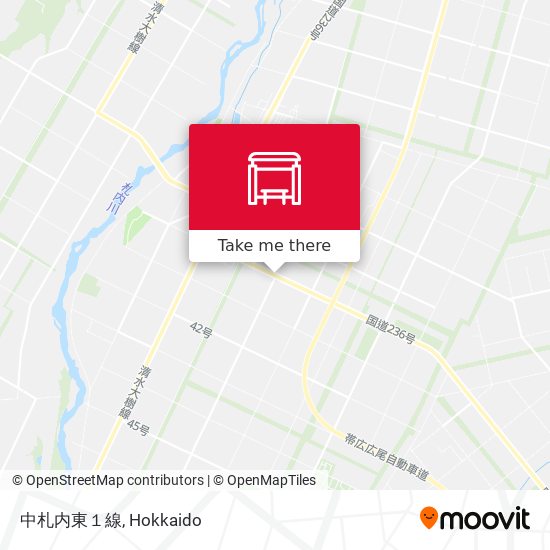 中札内東１線 map