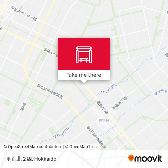 更別北２線 map