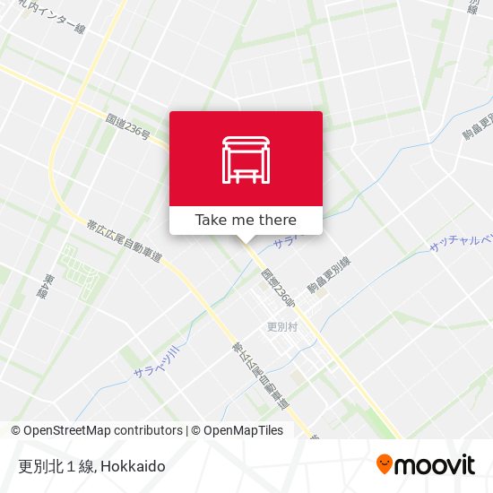 更別北１線 map