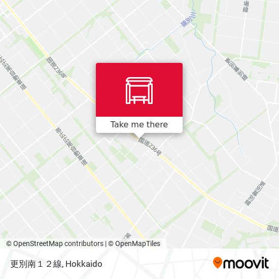更別南１２線 map