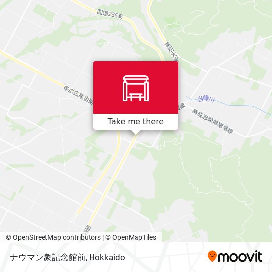 ナウマン象記念館前 map