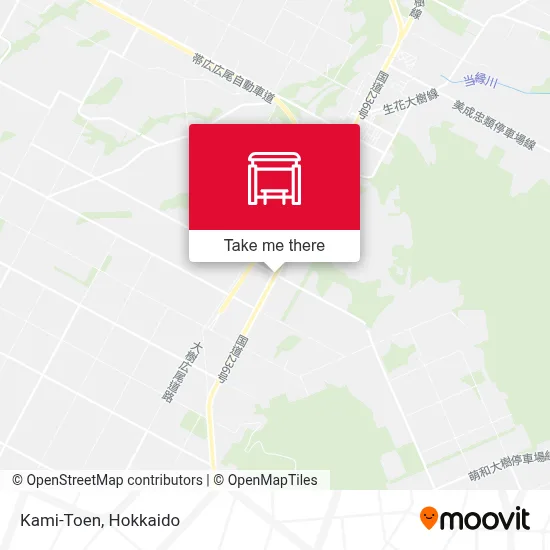 Kami-Toen map