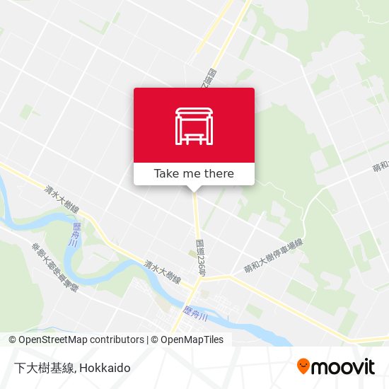 下大樹基線 map