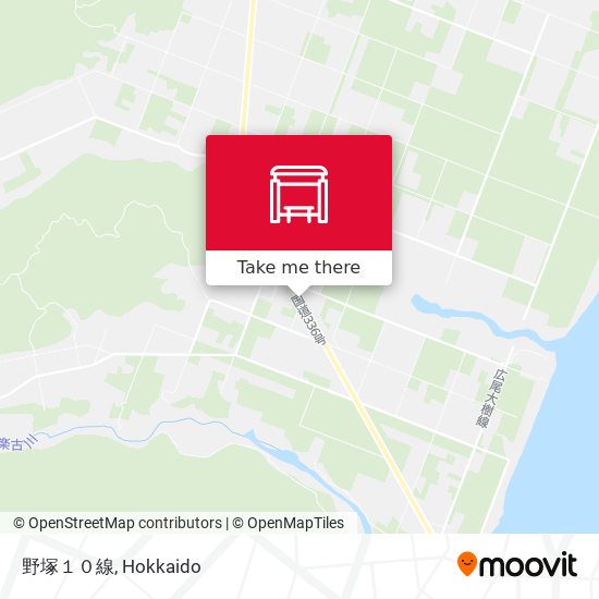 野塚１０線 map
