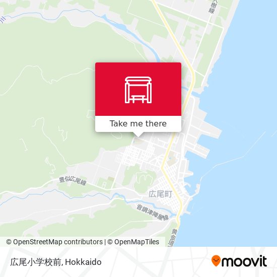 広尾小学校前 map
