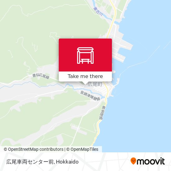 広尾車両センター前 map