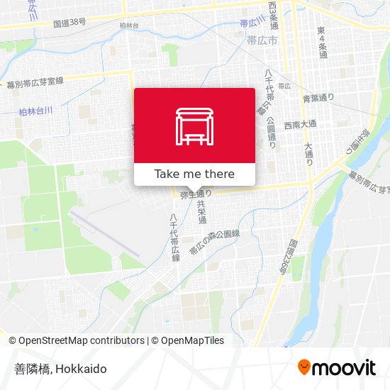 善隣橋 map