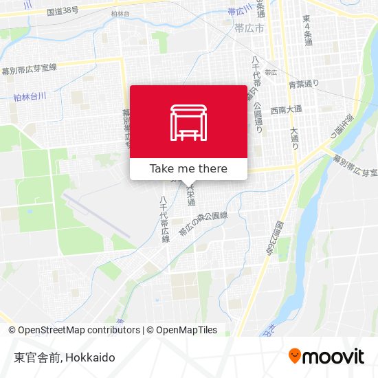 東官舎前 map