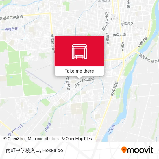 南町中学校入口 map