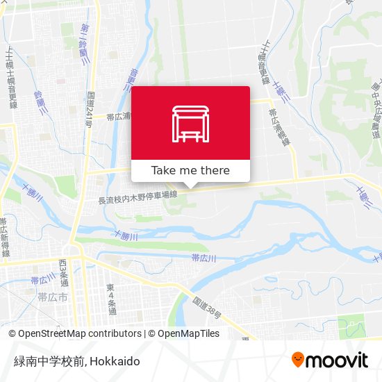 緑南中学校前 map