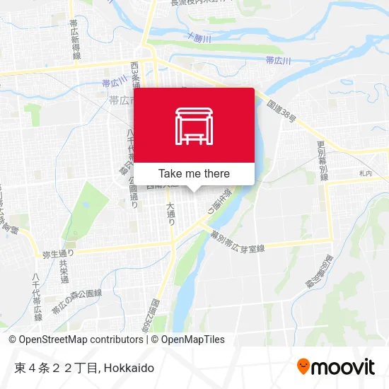 東４条２２丁目 map