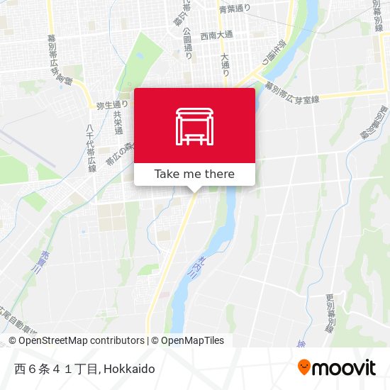西６条４１丁目 map