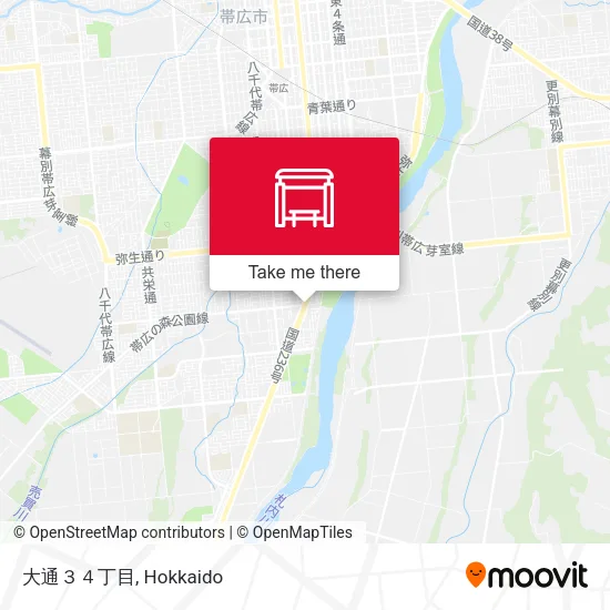 大通３４丁目 map