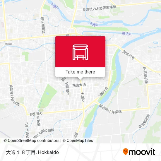 大通１８丁目 map