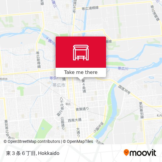東３条６丁目 map