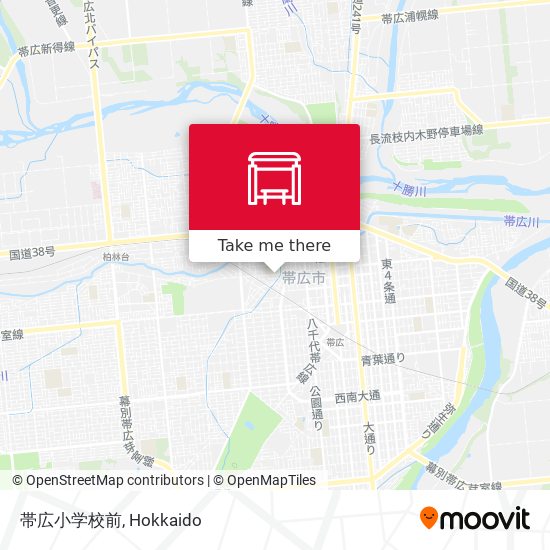 帯広小学校前 map