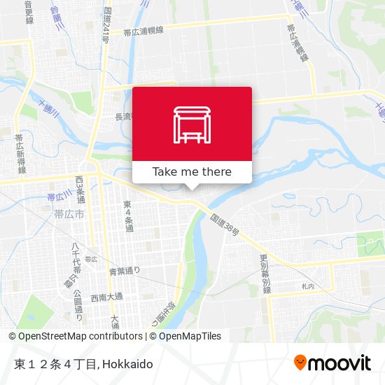 東１２条４丁目 map