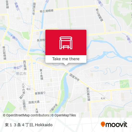 東１３条４丁目 map