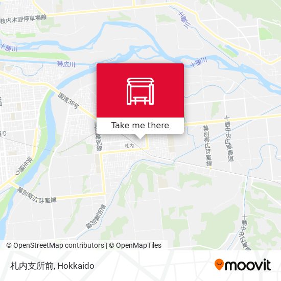札内支所前 map