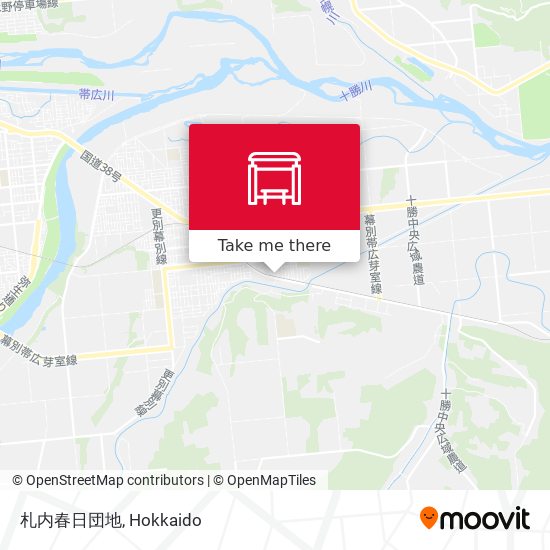 札内春日団地 map