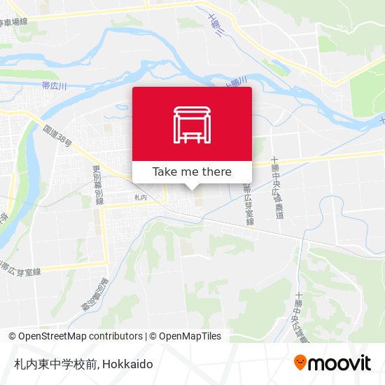 札内東中学校前 map