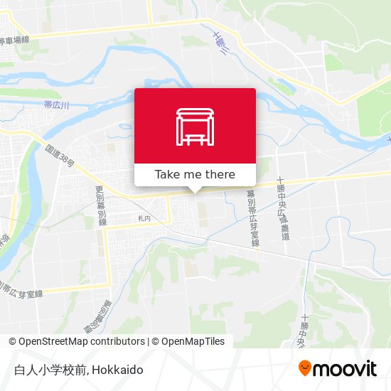 白人小学校前 map