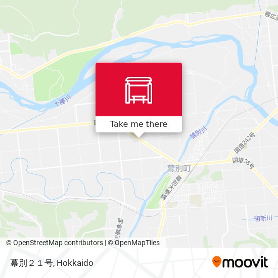 幕別２１号 map
