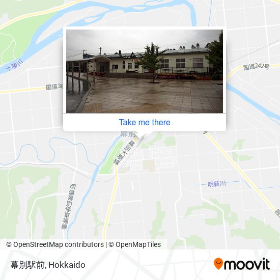 幕別駅前 map