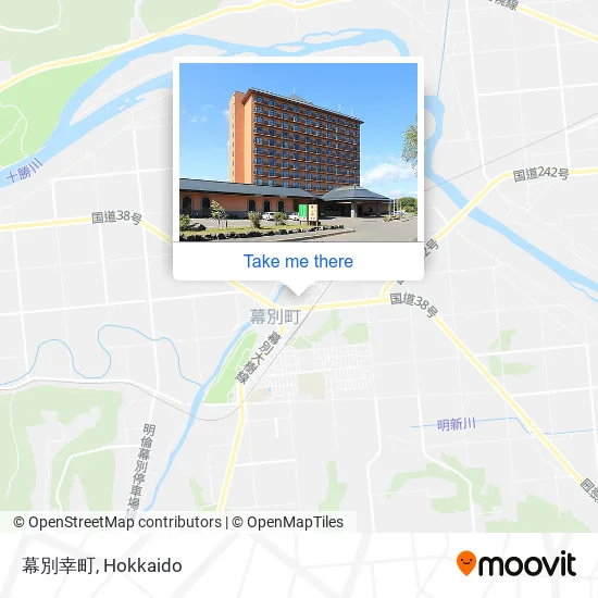 Makubetsu Saiwai-cho map