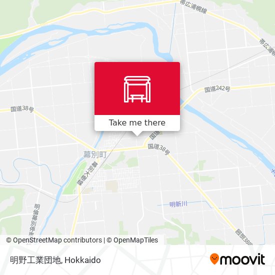 明野工業団地 map
