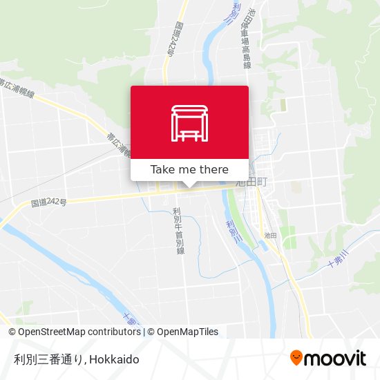 利別三番通り map