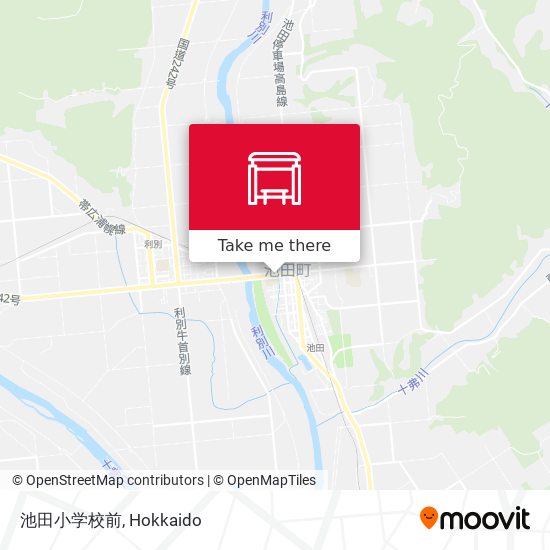 池田小学校前 map