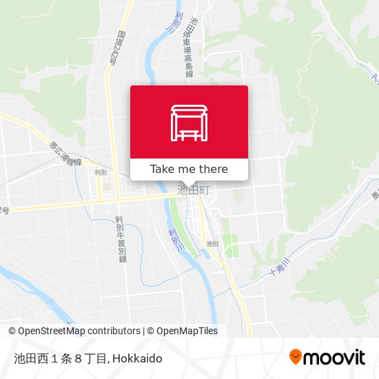 池田西１条８丁目 map