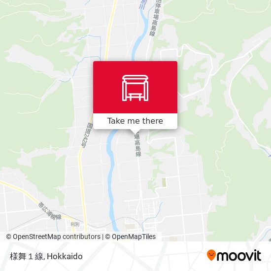 様舞１線 map