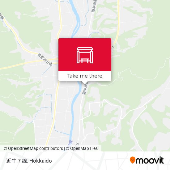 近牛７線 map