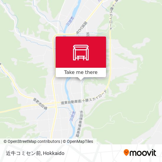 近牛コミセン前 map