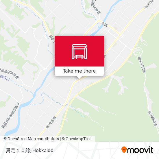 勇足１０線 map