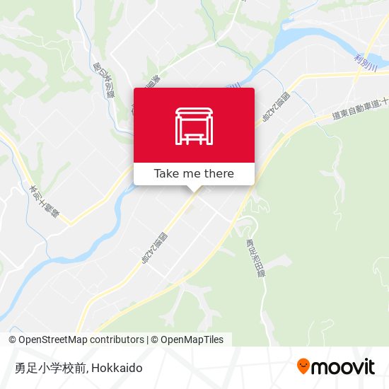 勇足小学校前 map